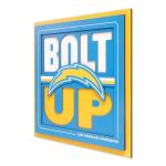 YouTheFan NFL Los Angeles Chargers Slogan Series 3D Wall Art