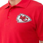 FOCO NFL Kansas City Chiefs Mens Polo Short Sleeve ShirtPolo Short Sleeve Shirt, Casual Color, XL
