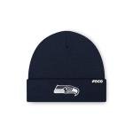 FOCO Seattle Seahawks NFL Basic Primary Logo Beanie - Navy