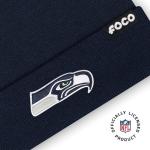 FOCO Seattle Seahawks NFL Basic Primary Logo Beanie - Navy