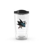 Tervis Made in USA Double Walled NHL San Jose Sharks Insulated Tumbler Cup Keeps Drinks Cold & Hot, 16oz, Emblem