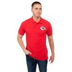 FOCO NFL Kansas City Chiefs Mens Polo Short Sleeve ShirtPolo Short Sleeve Shirt, Casual Color, XL