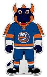 Rico Industries NHL New York Islanders Mascot Shape Cut Pennant - Home and Living Room Décor - Soft Felt EZ to Hang