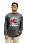 Ottawa Senators NHL Officially Licensed Long Sleeve T-Shirt Ringspun Electric Black, Medium