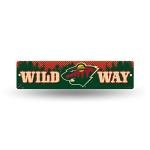 Rico Industries HSN9801 Plastic Street Sign , Minnesota Wild