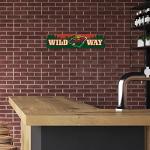 Rico Industries HSN9801 Plastic Street Sign , Minnesota Wild