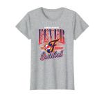 WNBA Official Indiana Fever Super Fan T-Shirt, Women, Heather Grey, Medium