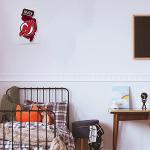 Rico Industries NHL New Jersey Devils State Shape Shape Cut Pennant - Home and Living Room Décor - Soft Felt EZ to Hang 18x0.10x18