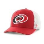 47 Carolina Hurricanes Hat Mens Womens Trucker Hat Adjustable Mesh Baseball Cap, Snapback, Red, One Size