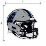 Rico Industries NFL Football Carolina Panthers Helmet Shape Cut Pennant - Home and Living Room Décor - Soft Felt EZ to Hang