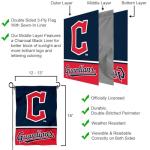 Cleveland Baseball Double Sided Garden Flag