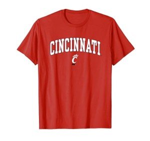 Cincinnati Bearcats Arch Over Red Officially Licensed T-Shirt