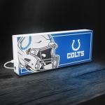 SOAR NFL LED Ambience Light Box: Elevate Your Space with Officially Licensed Wall Décor, Indianapolis Colts