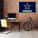 Rico Industries NFL Football Dallas Cowboys Navy&Star 3' x 5' Banner Flag