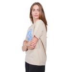 Ultra Game WNBA Official Womens Super Soft Fashion T-Shirt, Chicago Sky, Sand, Small