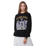 Ultra Game WNBA Official Unisex Super Soft Oversized Crewneck Sweatshirt, Golden State Valkyries, Sand, Large