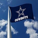 Rico Industries NFL Football Dallas Cowboys Navy&Star 3' x 5' Banner Flag