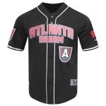 Pro Standard Mens WNBA Atlanta Dream Mesh Button Down Mesh Top Black L