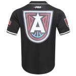 Pro Standard Mens WNBA Atlanta Dream Mesh Button Down Mesh Top Black L