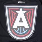 Pro Standard Mens WNBA Atlanta Dream Mesh Button Down Mesh Top Black L