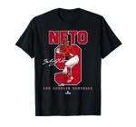 Number and Portrait Zach NETO Los Angeles MLBPA T-Shirt