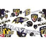 Tervis Made in USA Double Walled NFL Baltimore Ravens Insulated Tumbler Cup Keeps Drinks Cold & Hot, 10oz Wavy, All Over
