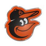 FANMATS 60397 - MLB - Baltimore Orioles Embossed Color Emblem | Bird Head Primary Cap Logo