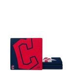 FOCO MLB Official 4-Pack Beverage Drink Ceramic Stone Coaster Set (Cleveland Guardians)