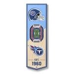 YouTheFan NFL Tennessee Titans 3D Stadium 6x19 Banner - Nissan Stadium