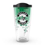 Tervis Classic Tritan 24oz Classic Tumbler with Travel Lid | NHL® Dallas Stars™ - Shatter | Made in America, BPA/PFAS Free, Keeps Drinks Hot or Cold