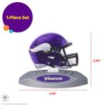NFL Minnesota Vikings Cake Decoration, Football Helmet Cake Topper, Officially Licensed Product Of The NFL, Ready To Use Birthday Cake Decoration