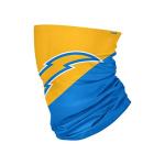 FOCO NFL Los Angeles Chargers Unisex Face Mask Gaiter Big Logo, Team Colors, One Size