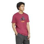 adidas Men's AS Roma Seasonal Graphic T-Shirt, Legacy Burgundy/Black, Medium