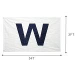 Time Roaming 3x5 Ft Chicago Wrigley Field W Win Polyester Flag with Brass Grommets
