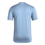 adidas Men's Atlanta United FC Jersey Hook Short Sleeve Pre-game Jersey, Smoke Blue, XX-Large