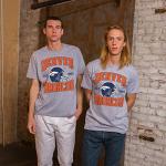 Junk Food NFL - Denver Broncos - Team Helmet - Officially Licensed Adult Short Sleeve Fan Tee for Men and Women