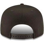 New Era MLB 9FIFTY Black Adjustable Snapback Hat Cap One Size Fits All (Baltimore Orioles)