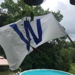 Time Roaming 3x5 Ft Chicago Wrigley Field W Win Polyester Flag with Brass Grommets