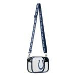 FOCO Indianapolis Colts NFL Team Stripe Clear Crossbody Bag