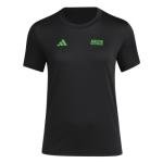 adidas Womens Austin FC Pre-Game Short Sleeve Soccer T-Shirt,Black/Austin Fc,X-Large
