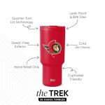 Simple Modern Officially Licensed NHL Ottawa Senators 30 oz Tumbler with Flip Lid and Straws | Hockey Insulated Cup Stainless Steel | Gifts for Men Women | Trek Collection | Ottawa Senators