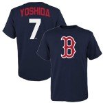 Masataka Yoshida Boston Red Sox MLB Kids Youth 8-20 Navy Official Player Name & Number Jersey T-Shirt (US, Numeric, 10, 12, Regular, Navy)