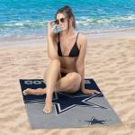 Northwest NFL Dallas Cowboys Microfiber Beach Towel, 30 x 60 Inches – Quick Dry, Sand Resistant, Lightweight, Highly Absorbent, Incisor Design