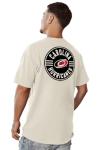Carolina Hurricanes NHL Officially Licensed T-Shirt Ringspun Front/Back Ivory Puck, X-Large