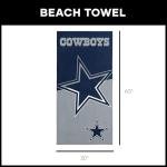 Northwest NFL Dallas Cowboys Microfiber Beach Towel, 30 x 60 Inches – Quick Dry, Sand Resistant, Lightweight, Highly Absorbent, Incisor Design