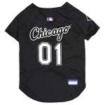 MLB Jersey for Dogs & Cats - Baseball Chicago White Sox Pet Jersey, Medium.