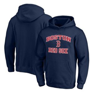 Outerstuff MLB Kids Youth 8-20 Official City Headline Arch Logo Fleece Lined Pullover Hoodie Sweatshirt (US, Numeric, 14, 16, Regular, Boston Red Sox - Navy)
