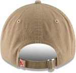 New Era MLB Khaki Core Classic 9TWENTY Adjustable Hat Cap One Size Fits All (Boston Red Sox Khaki)