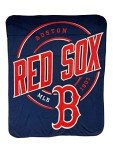 Officially Licensed MLB Fleece Throw Blanket 50 x 60 (Boston Red Sox)