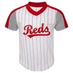 MLB Toddler 2-4 The Line Up Official 2 Piece Short Sleeve T-Shirt & Shorts Set (US, Age, 4 Years, Cincinnati Reds)